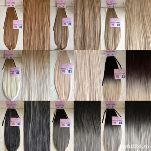 COZI DE PAR Nicole D Mar/ extensii de par cu bentita si agrafe/ diverse nuante  - imagine 2