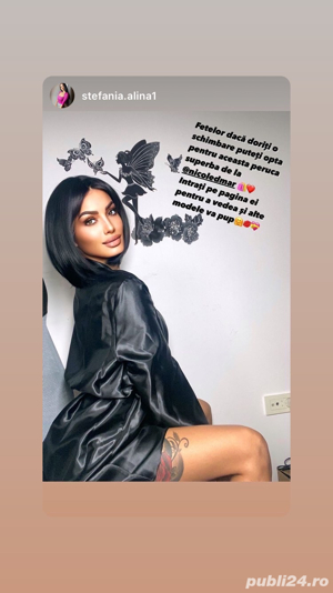 PERUCI/ PERUCA NICOLE D MAR/ imita perfect parul natural/ fibra - imagine 8