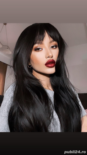 PERUCI/ PERUCA NICOLE D MAR/ imita perfect parul natural/ fibra - imagine 9