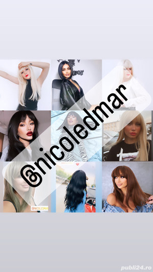 PERUCI/ PERUCA NICOLE D MAR/ imita perfect parul natural/ fibra - imagine 6