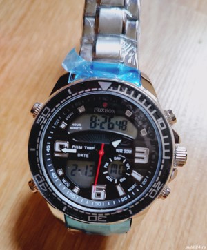Ceas business digital cu afisaj dual Quartz - imagine 7