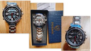 Ceas business digital cu afisaj dual Quartz - imagine 2