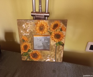 Decor UNICAT floarea soarelui și oglinda mică 