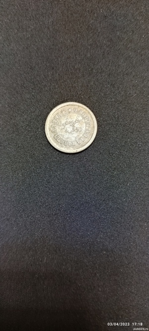 Moneda argint 1:10 Gulden, INDIILE DE EST OLANDEZE, 1920 - imagine 5