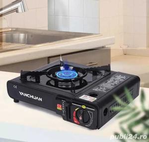 Aragaz portabil 2 in 1 camping la butelie GPL sau propan spray