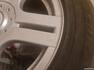 Jante,roti,anvelope originale vw 4 bucati Bridgestone 205/55/16 - imagine 3