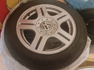 Jante,roti,anvelope originale vw 4 bucati Bridgestone 205/55/16 - imagine 4