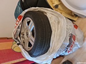 Jante,roti,anvelope originale vw 4 bucati Bridgestone 205/55/16 - imagine 5