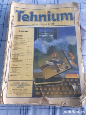 Vînd Schimb Reviste Tehnium Electronică Vînd Schimb 