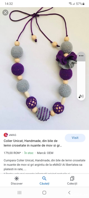 Coliere handmade ,unicat - imagine 7