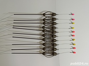 Set 10 x montura crap cu spin+10 pop-up