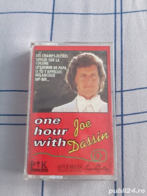Vînd Schimb Casetă Audio Joe Dassin - One Hour With