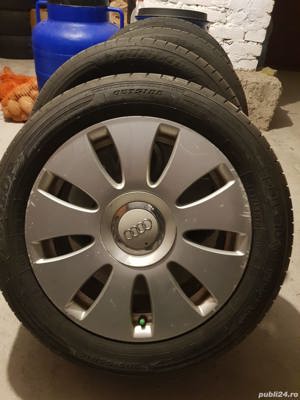 Jante aliaj + capace pentru Audi A4 B7 - imagine 2