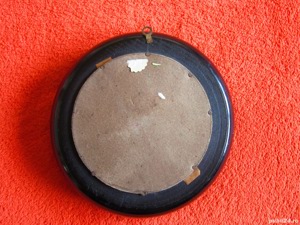 cadou rar tablou Maria Madonna cu pruncul colectie Italy anii'50 rama lemn - imagine 6