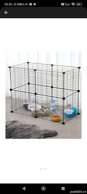 Cusca pentru animale mici, 143 x 73 x 46 cm - imagine 5