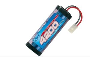 Baterie jucarii Ni-MH, LRP, 4200 mAh, 7.2 V, Conector Tamiya, Albastru.