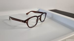 Ochelari de soare Moscot Lemtosh - Ochelari Johnny Depp Style - Rama neagra Lentile violet - imagine 10