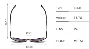 Ochelari soare VW, AUDI, noi, lentile polaroid, rama metalica - imagine 4