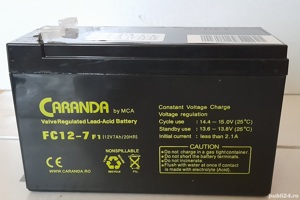 acumulator baterie 12v 7A caranda