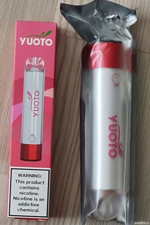 Tigare Electronica Yuoto,aroma Guava ,2000 Puuf,Nicotina 2 %,Sigilata.