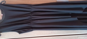 rochie neagra simpla marimea 46 - imagine 3