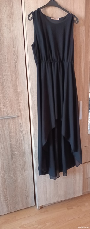 rochie neagra simpla marimea 46 - imagine 4