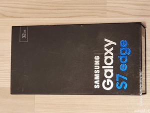 Samsung GalaxyS7 Edge,Cutie Noua,Culoare Neagra si Certificat de Garantie.