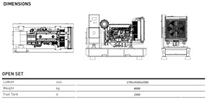 Generator curent diesel GENEREKO Baudouin B 825 kVA nou industrial - imagine 10