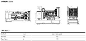 Generator curent diesel GENEREKO Cummins C 900 kVA nou industrial - imagine 10