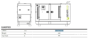 Generator curent diesel GENEREKO Cummins C 550 kVA nou industrial - imagine 9