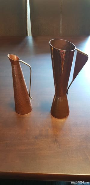 Obiecte de decor din alama combinatie de roz si galben - imagine 7