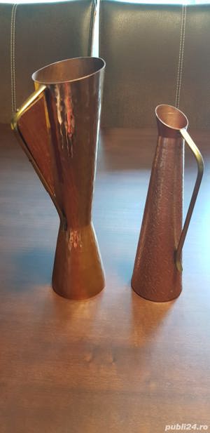 Obiecte de decor din alama combinatie de roz si galben