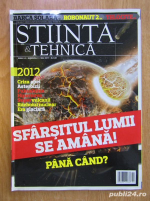 Lot Stiinta si Tehnica SERIA NOUA primele numere 1-19 anii 2011-2012