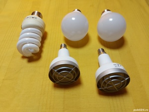 Becuri economice, becuri halogen, becuri cu filament, Dulie E27 din ceramica ,aplice - imagine 1