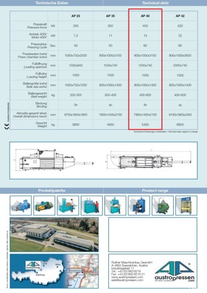 Presa balotat deseuri 40 TF ,Pet,Folie,Carton,Hartie,Doze - imagine 5