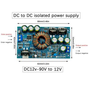 Sursa izolata galvanic Step Down DC-DC 12-90V la DC 12V, 4A (3A) comutatie