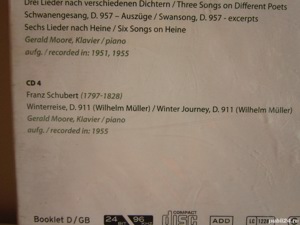 4CD rar portret Dietrich Fischer Dieskau+book Bach,Brahms,Beethoven.. - imagine 6