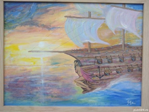 Tablou semnat pictura pe panza