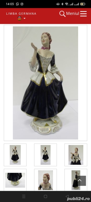  STATUINA DIN PORTELAN  'an1600