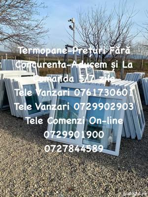 ferestre termopan dube noi de la 600 lei