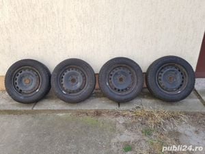 Jante cu anvelope 195/65/R15 iarna 5x112 etc;