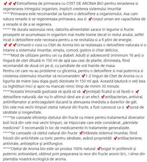 Otet de Aronia Bio - 500 ml - Cerdacul cu Aronia - judetul Gorj - imagine 2