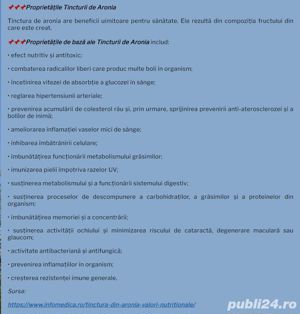 Otet de Aronia Bio - 500 ml - Cerdacul cu Aronia - judetul Gorj - imagine 9