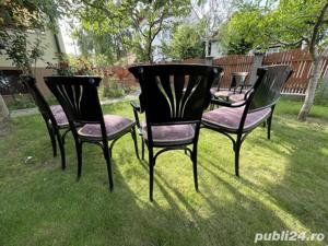 Set salon vintage - raritate - complet recondiționat - piese de artă - peste 120 ani - imagine 6