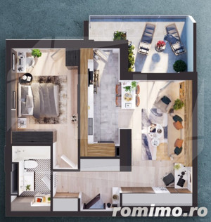 Apartament 2 camere, proiect rezidential premium, zona Marasti - imagine 2