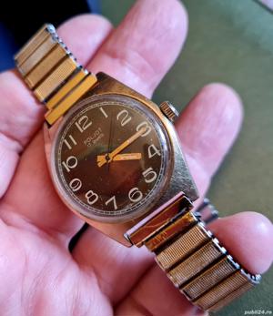 ceas barbatesc POLJOT cal. 2609, 17 jewels, revizie recentă