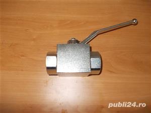 robinet hidraulic robinete hidraulice presiune tractor deviator flux - imagine 4