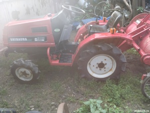 Vand tractoras japonez Shibaura s313 cu freza de sol - imagine 2