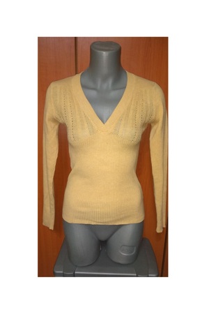 Bluza Miss Selfridge galbena din tricot cu maneci lungi, M - imagine 6