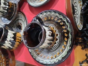 Set  ceramică Horezu 6+6   - imagine 5